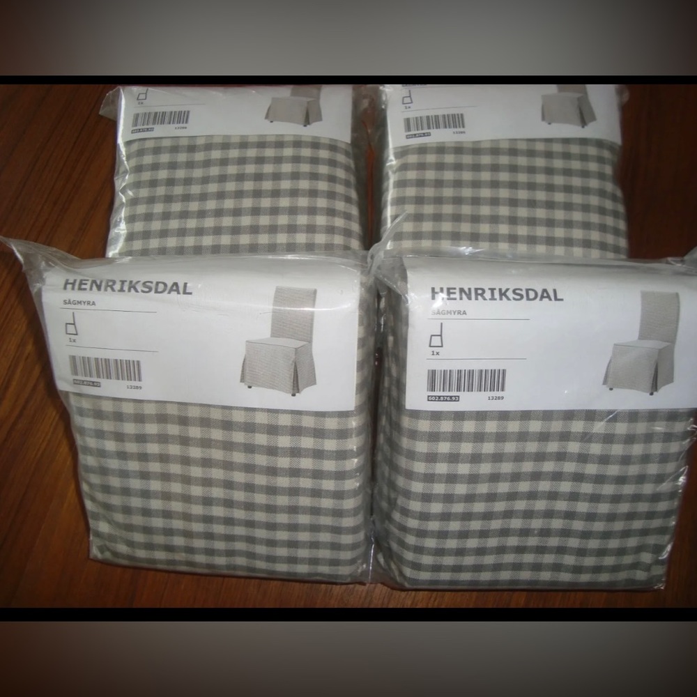 Ikea HENRIKSDAL cover Long slipcover for HENRIKSDAL 21" Chair ( Covers only )